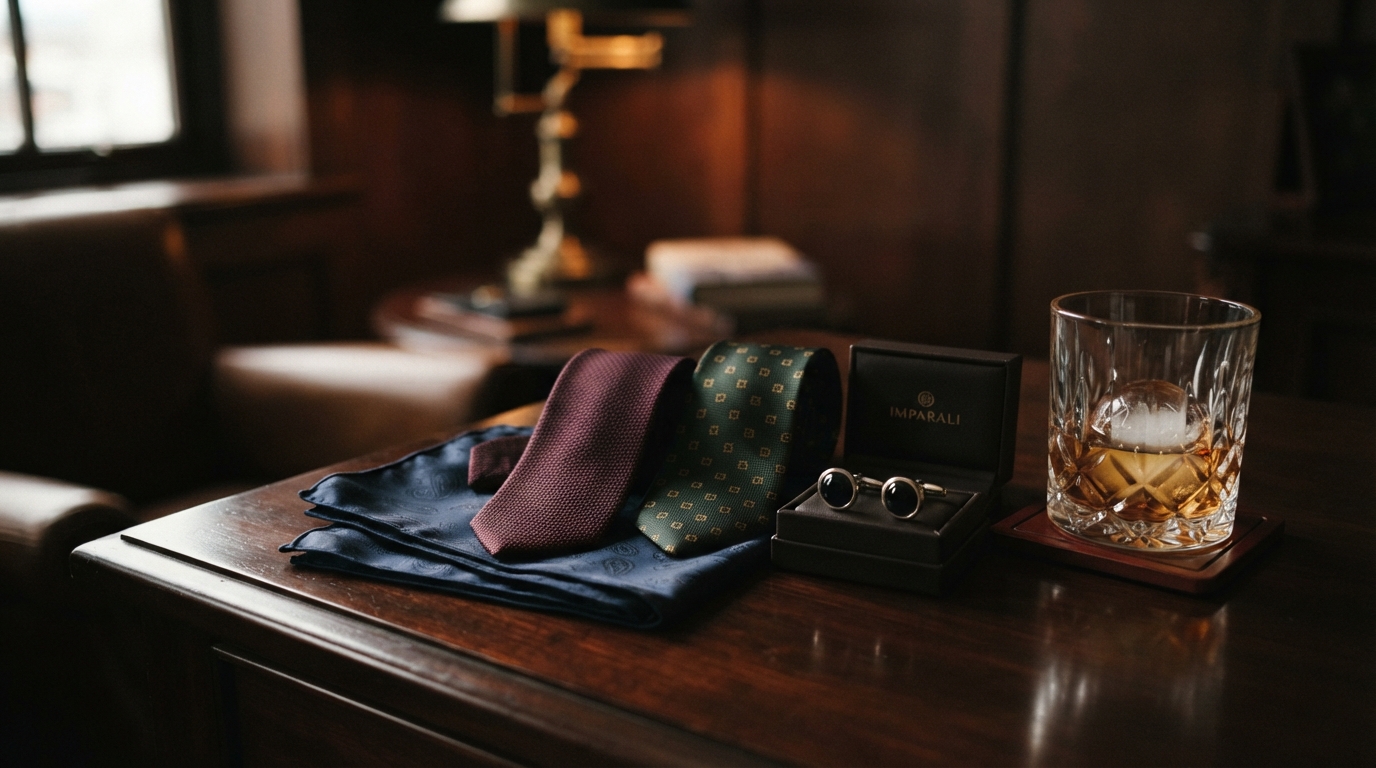 Pocket Squares and cufflinks