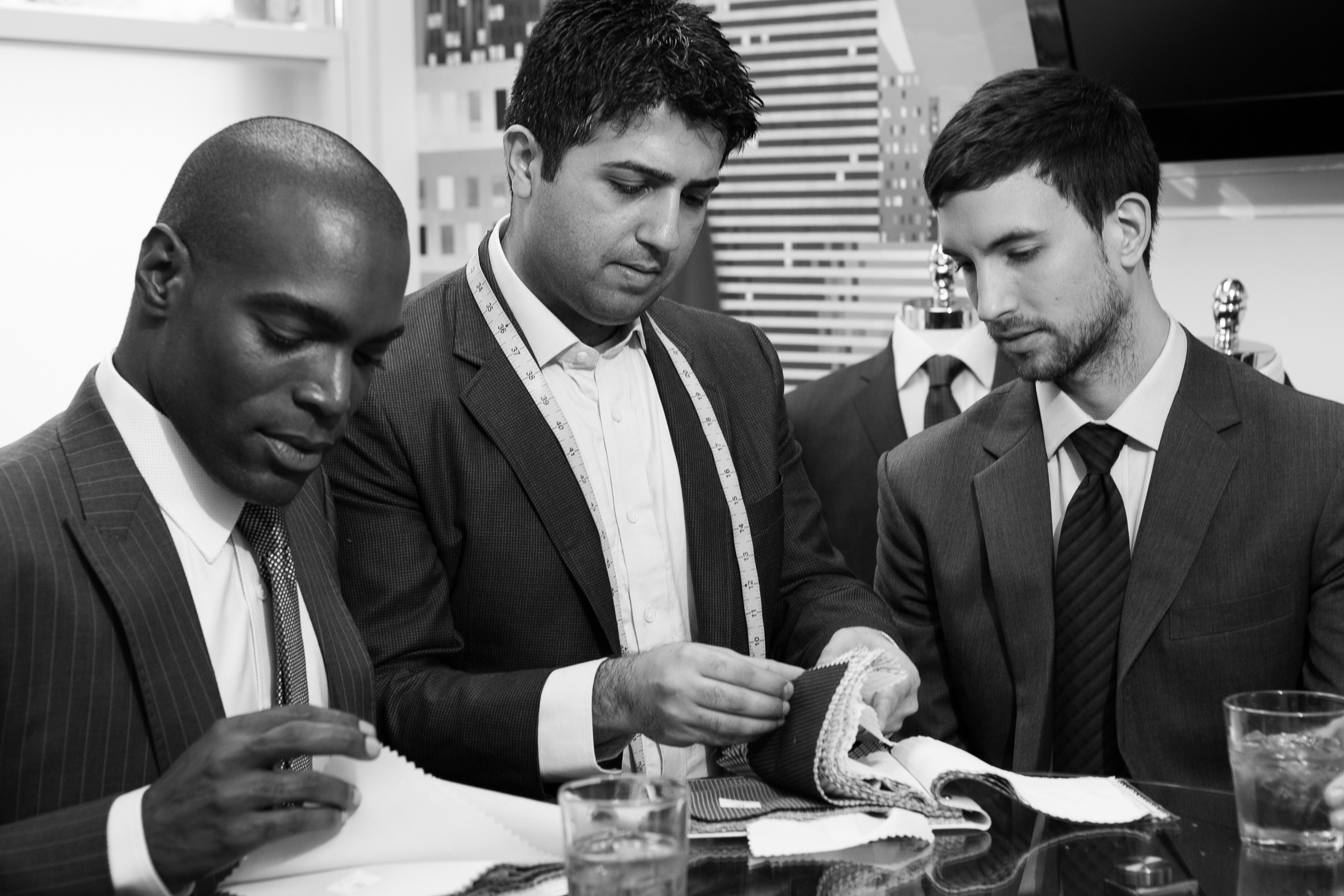 Master tailor at work