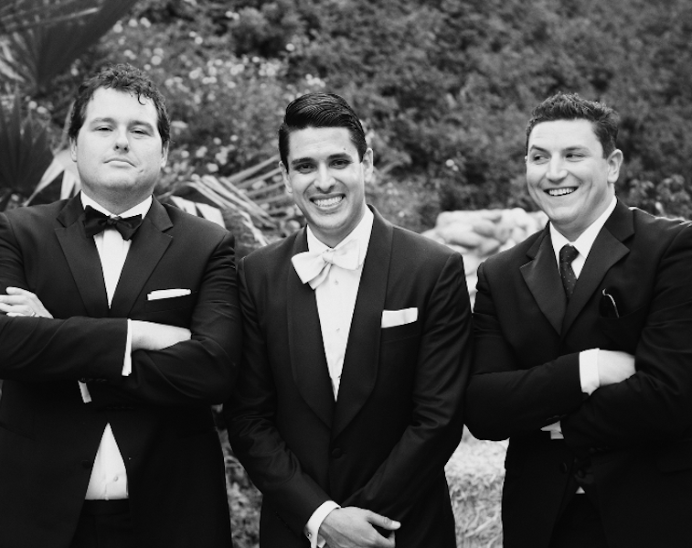 Stuart during his final tuxedo fitting